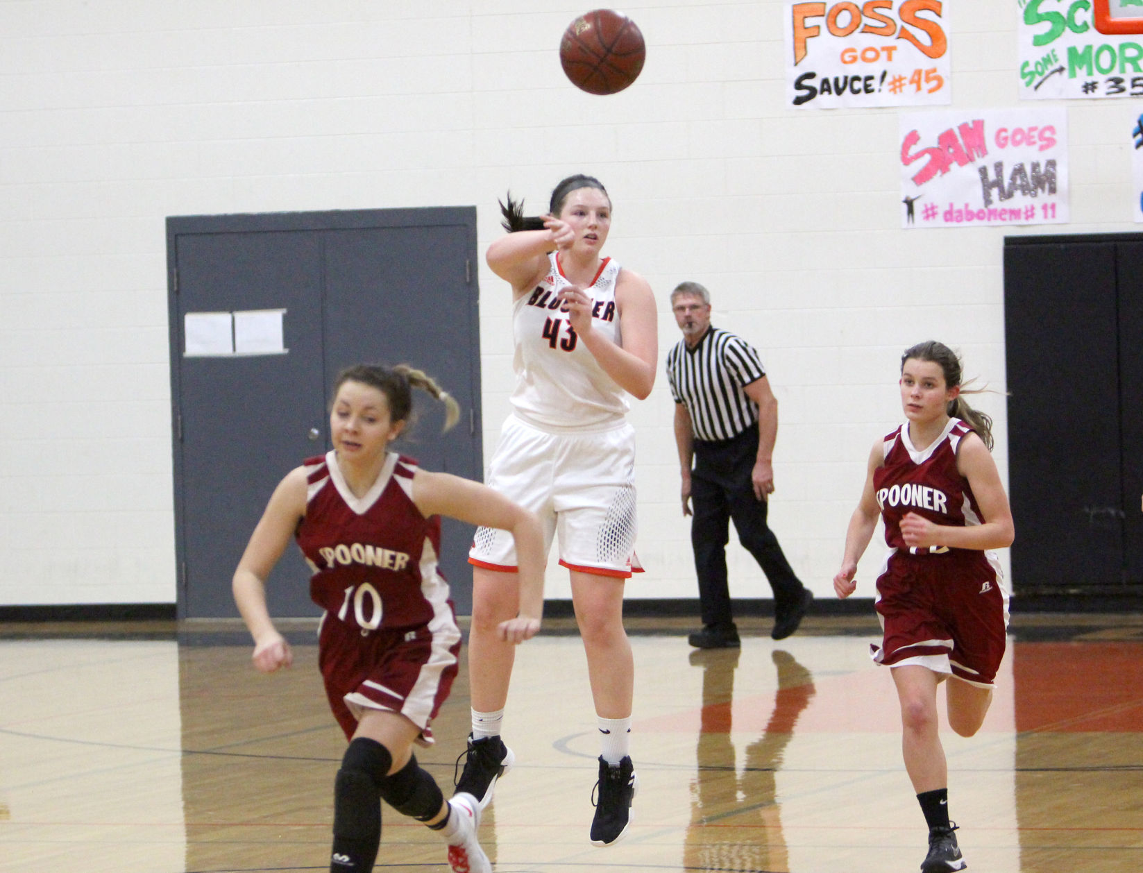 Spooner at Bloomer girls basketball 12-11-18